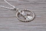Sterling Silver Saint Christopher Necklace