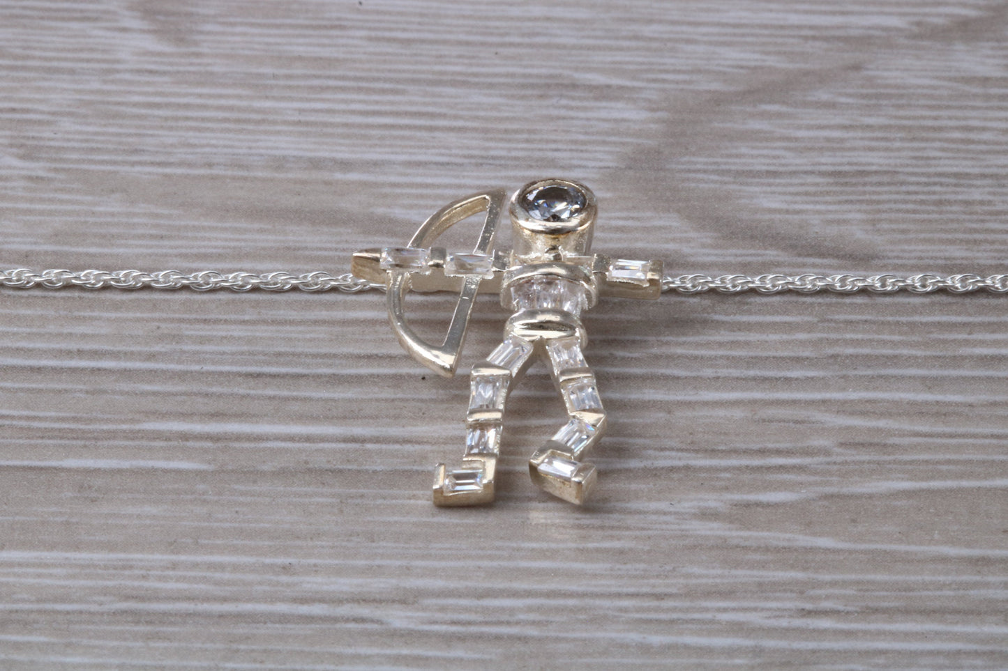 Sterling Silver Archer Necklace