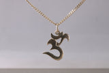 Sterling Silver Aum Necklace