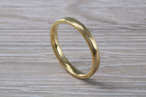 2 mm Wide Comfort Fit Wedding Band, made from solid 9ct yellow gold