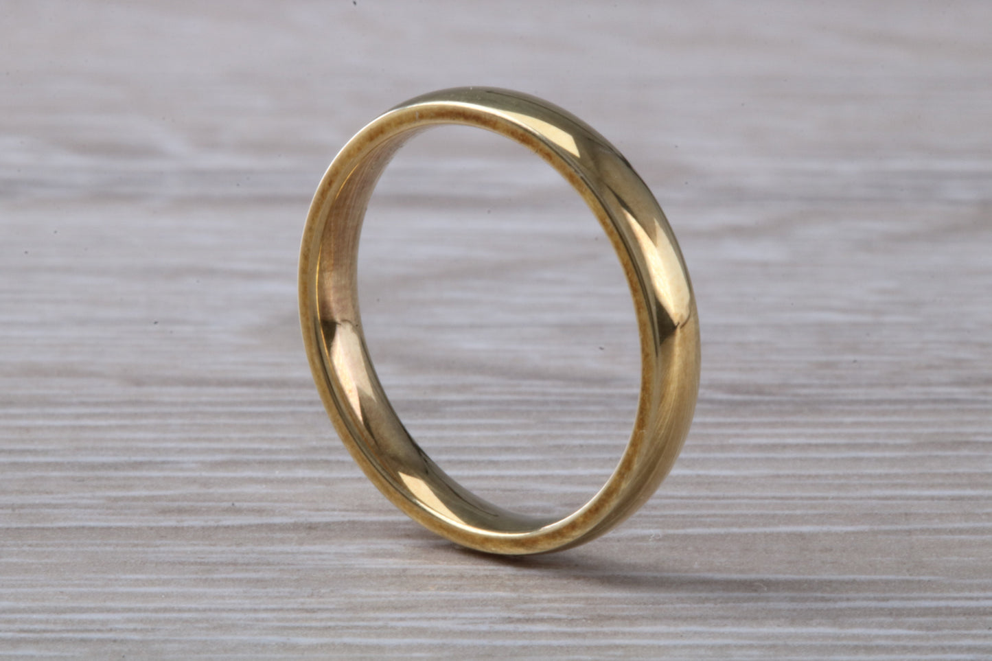 3 mm Wide Comfort Fit Wedding Band, made from solid 9ct Yellow Gold