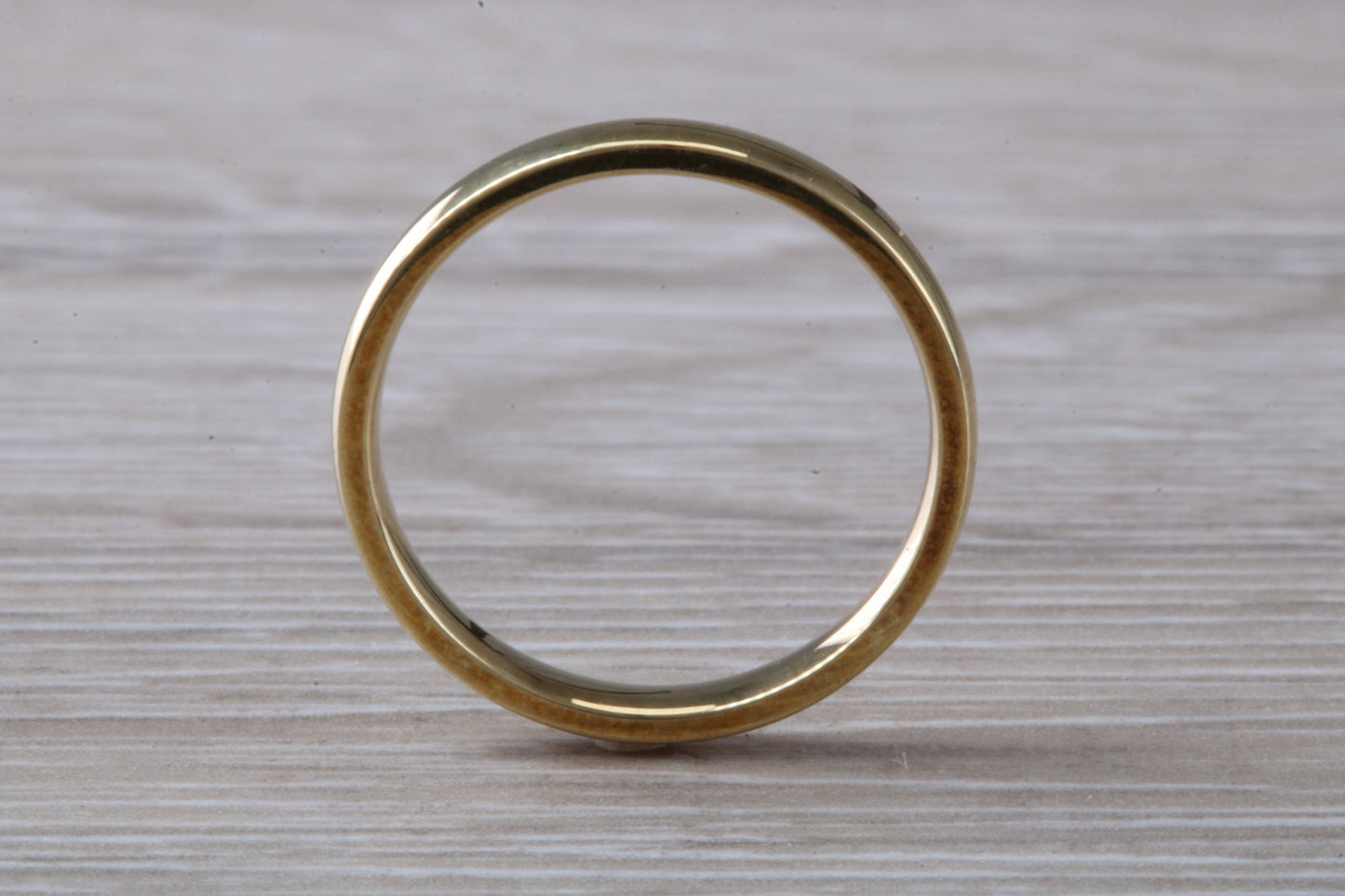 3 mm Wide Comfort Fit Wedding Band, made from solid 9ct Yellow Gold