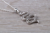 Snake Necklace in Sterling Silver