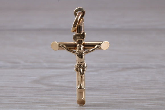 9ct Yellow Gold Crucifix Necklace