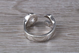 Chunky Spanner ring, solid silver, suitable for ladies or gents. Available in silver, yellow gold, white gold and platinum