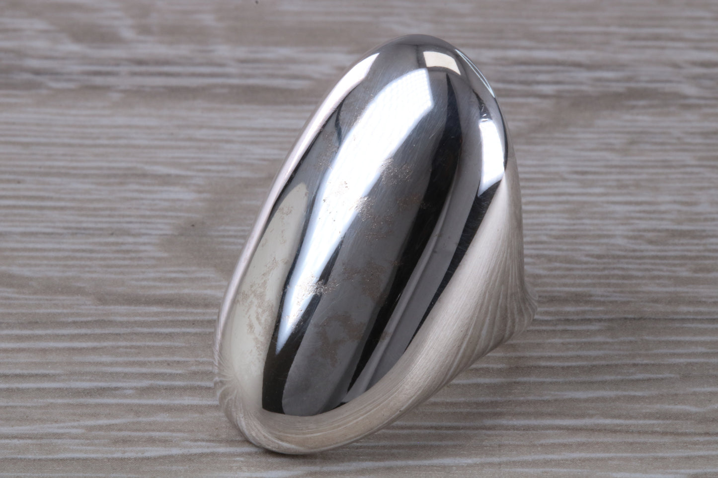 Very very large substantial and very very heavy ring, solid sterling silver, signet, dress or statement ring. Large abstract ring