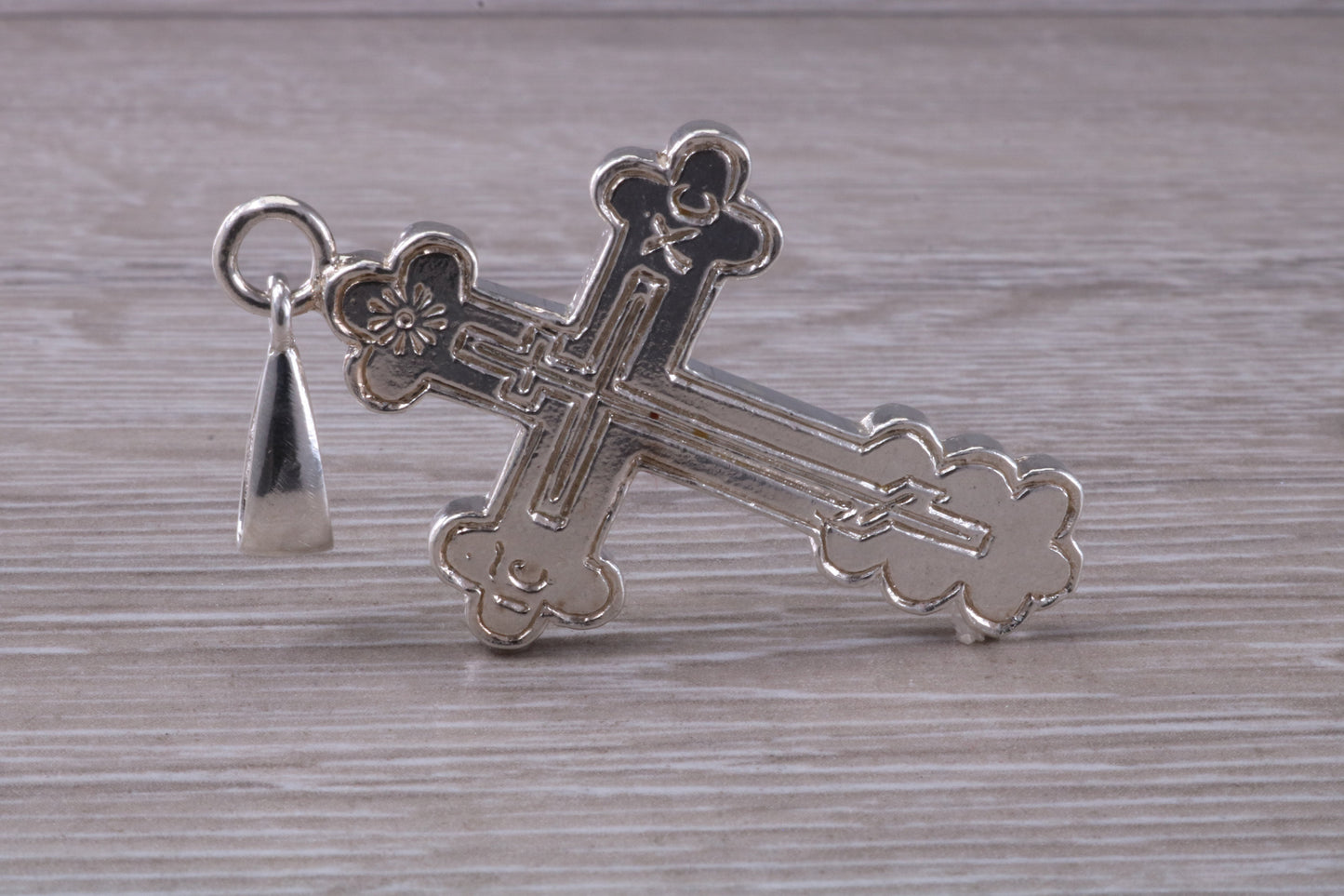 Large Chunky Sterling Silver Cross