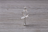Sterling Silver Ankh Cross Necklace