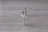 Sterling Silver Ankh Cross Necklace