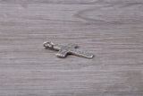 Sterling Silver Engraved Cross Necklace
