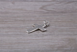 Sterling Silver Engraved Cross Necklace