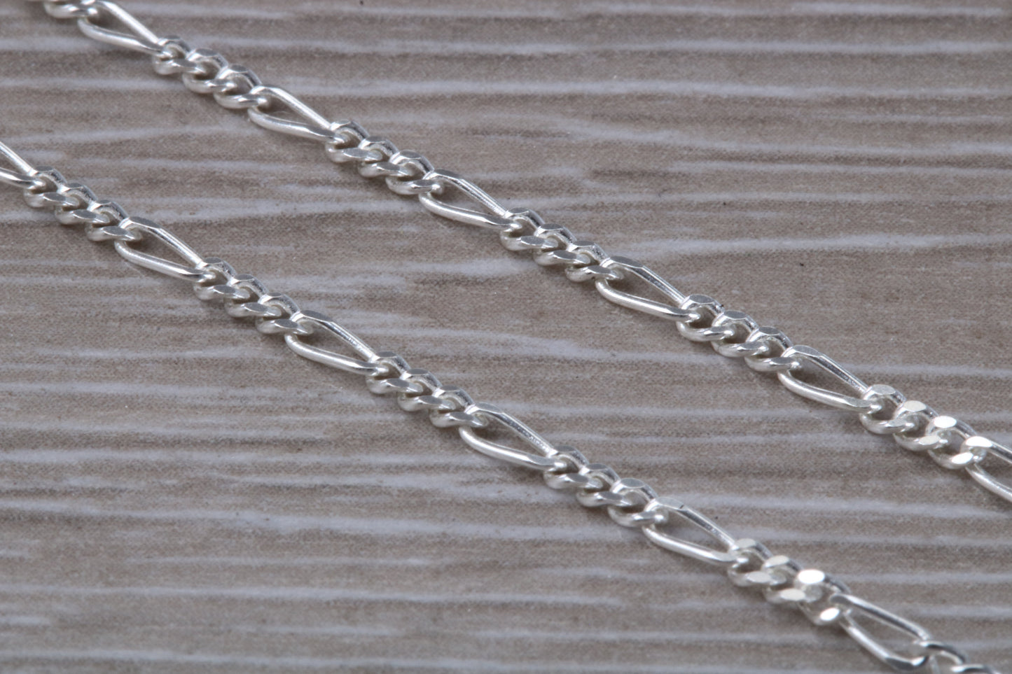 Sterling Silver Figaro Pendant Chain, 18 inch Length