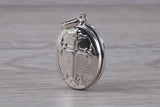 Sterling silver Oval Locket Necklace