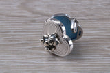 Sterling Silver Teddy Bear Locket Necklace