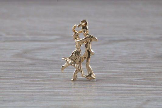 Waltzing Couple Charm in 9 Carat Gold