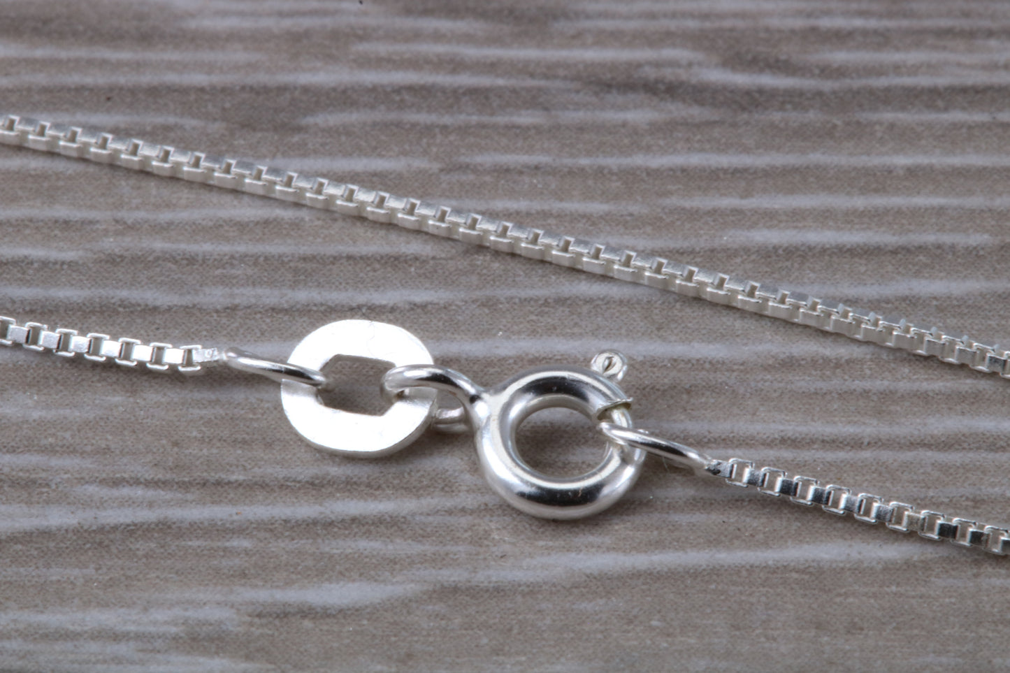 Sterling Silver 16 inch Long Box Pendant Chain