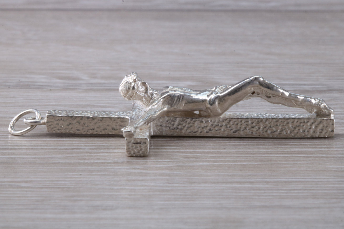 Large and Heavy Sterling Silver Crucifix