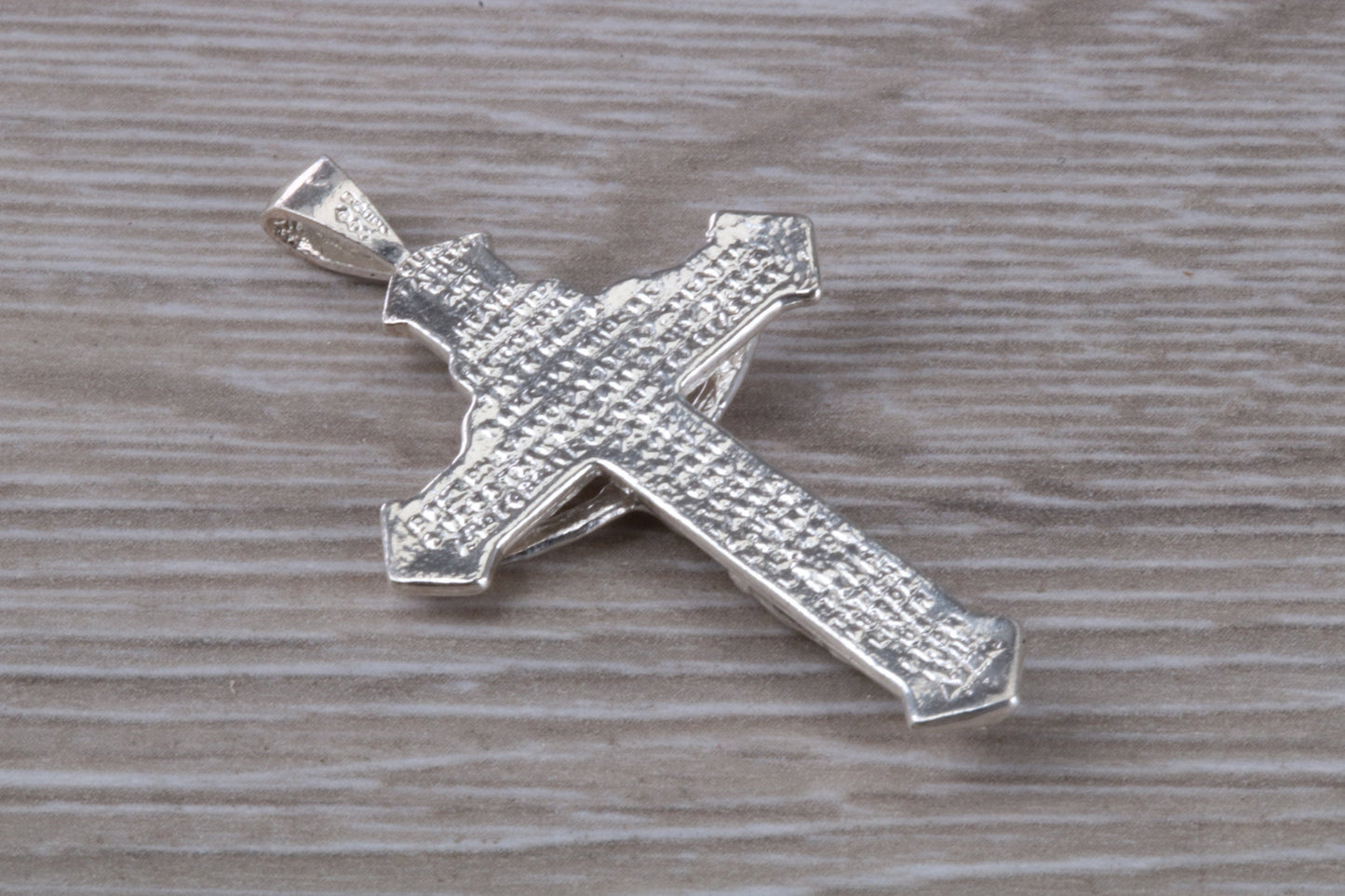 Sterling Silver Ornate Crucifix Necklace