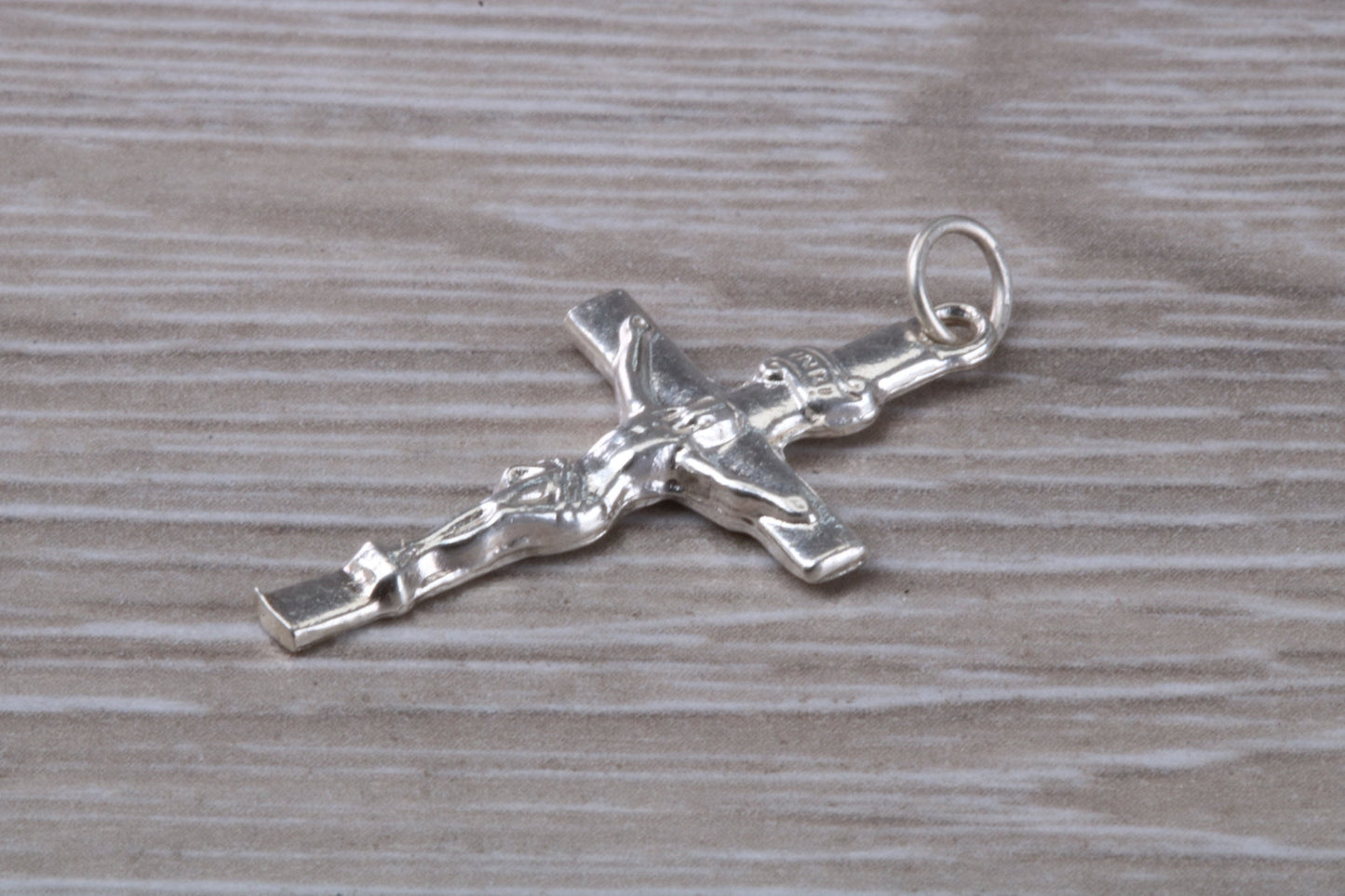 Small Sterling Silver Crucifix Necklace