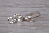 Large Sterling Silver Cross Necklace