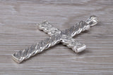 Large and Heavy Solid Sterling Silver Cross