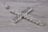 Large and Heavy Solid Sterling Silver Cross