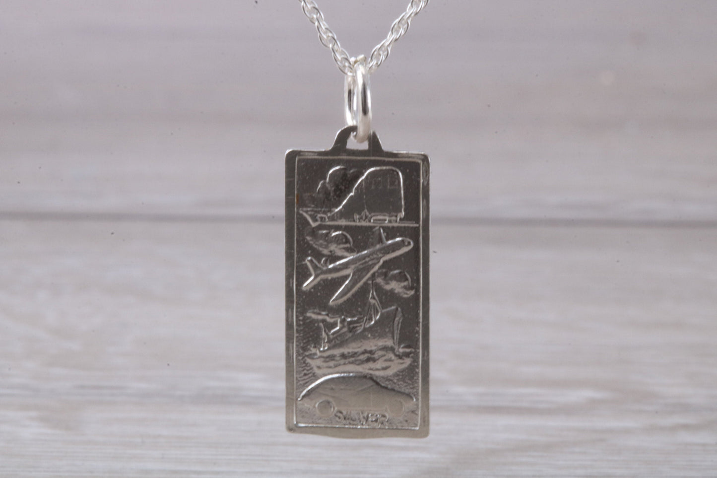 Sterling Silver Saint Christopher Necklace