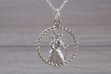 Sterling Silver Saint Christopher Necklace