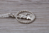 Sterling Silver Saint Christopher Necklace