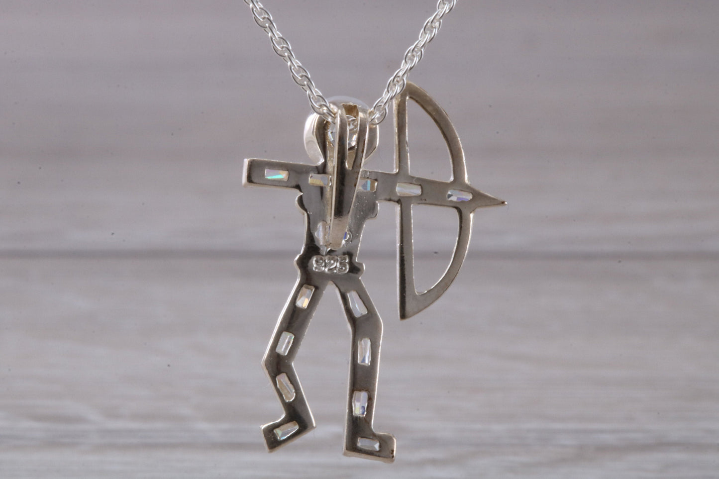 Sterling Silver Archer Necklace