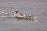Sterling Silver Archer Necklace