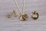 Necklace and Matching Stud Earrings