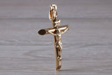 9ct Yellow Gold Crucifix Necklace