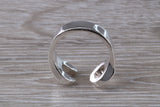 Chunky Spanner ring, solid silver, suitable for ladies or gents. Available in silver, yellow gold, white gold and platinum