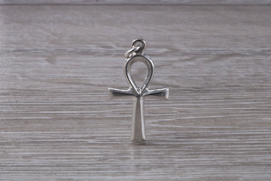 Sterling Silver Ankh Cross Necklace