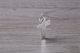 Sterling Silver Engraved Cross Necklace