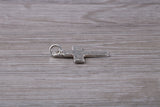 Sterling Silver Engraved Cross Necklace