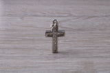 Sterling Silver Cubic Zirconia set Cross Necklace