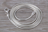 Sterling Silver 20 Inch Long Snake Chain