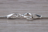 Sterling Silver 20 Inch Long Snake Chain