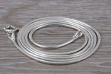 Sterling Silver 20 Inch Long Snake Chain