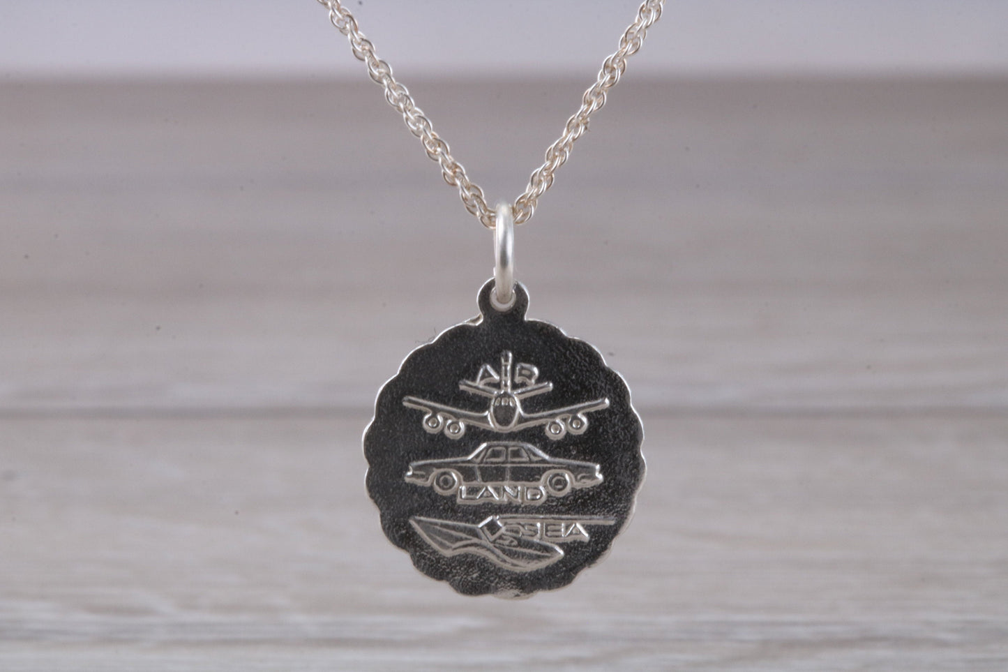 Sterling Silver Saint Christopher Necklace