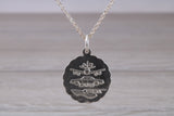 Sterling Silver Saint Christopher Necklace