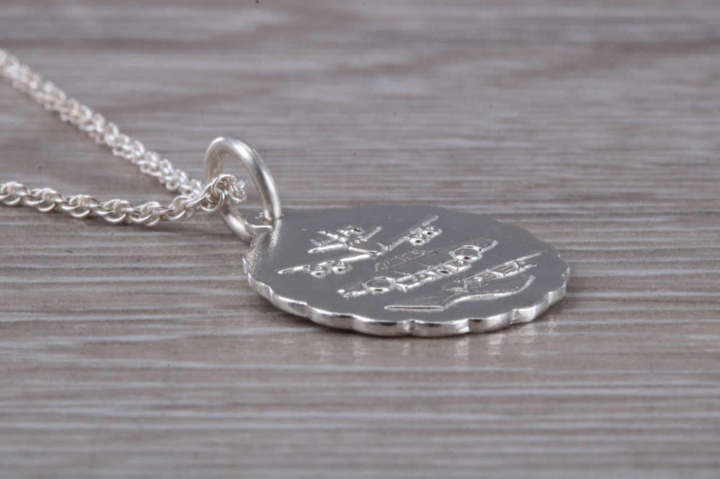 Sterling Silver Saint Christopher Necklace