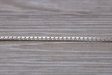 Sterling Silver 16 inch Long Box Pendant Chain