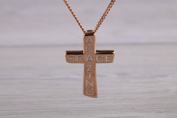 Amazing Grace Cross Necklace