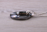 Dressy Real Hematite set Sterling Silver Necklace