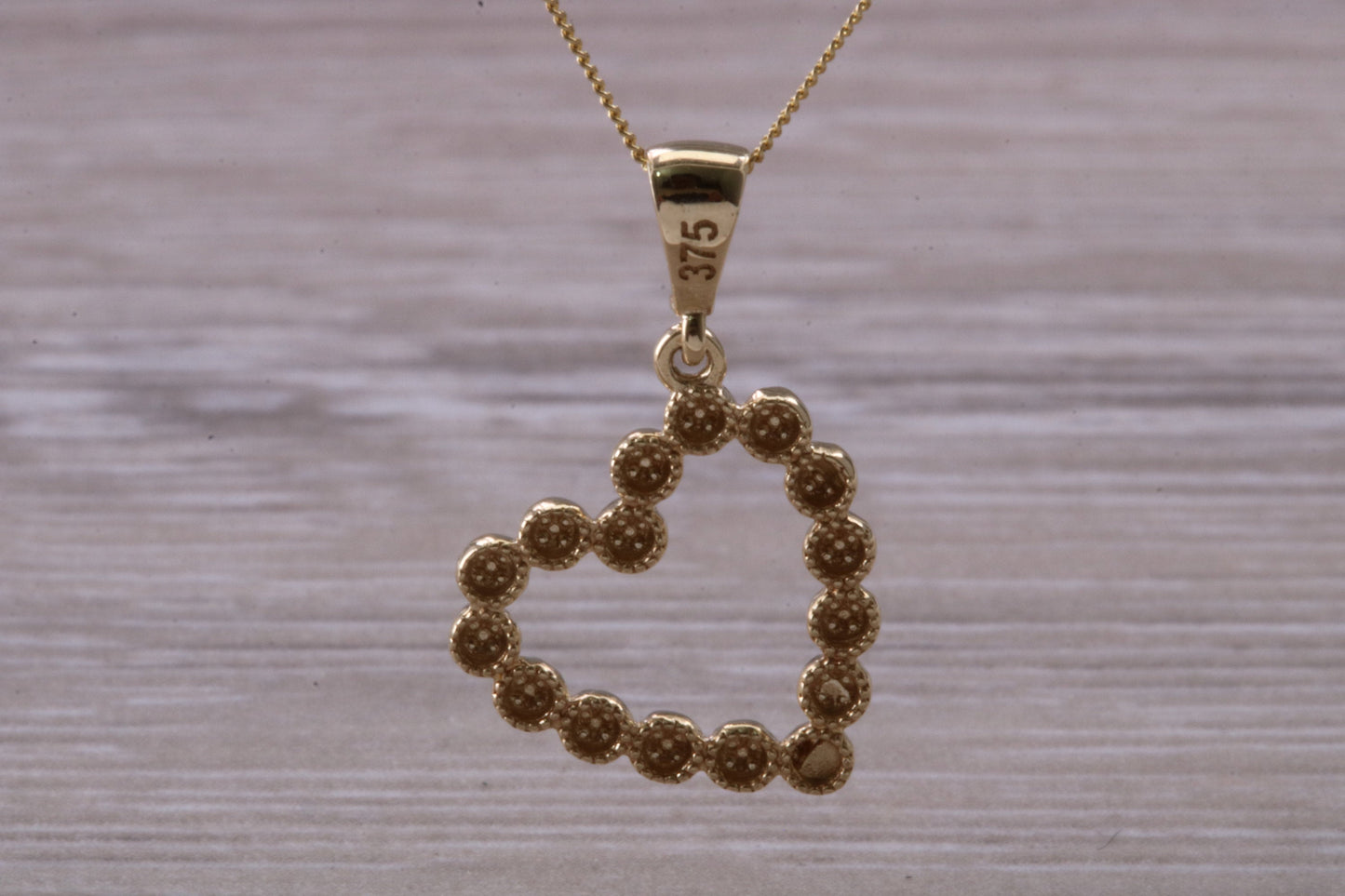 9ct Gold Love Heart Necklace