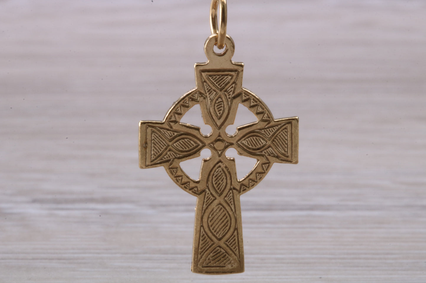9ct Yellow Gold Cross Necklace