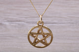 9ct Yellow Gold Star of David Necklace